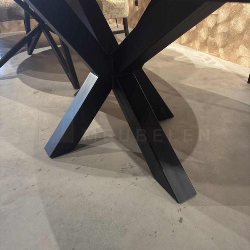 Eiken ovale tafel Sjors - Afbeelding 2