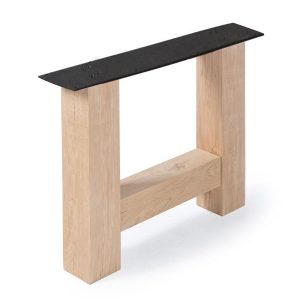 Houten H Tafelpoot