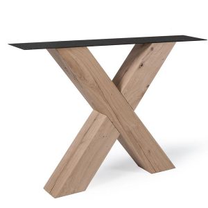 Houten X Tafelpoot