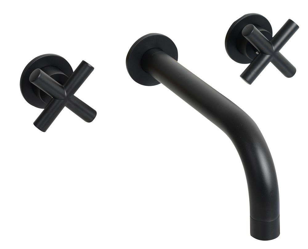 Plieger Cross 3-gats wandkraan - Afbeelding 2