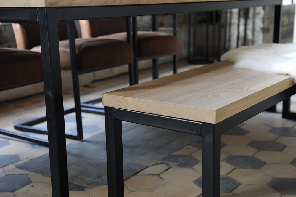 Eiken bank Fernando - Afbeelding 3