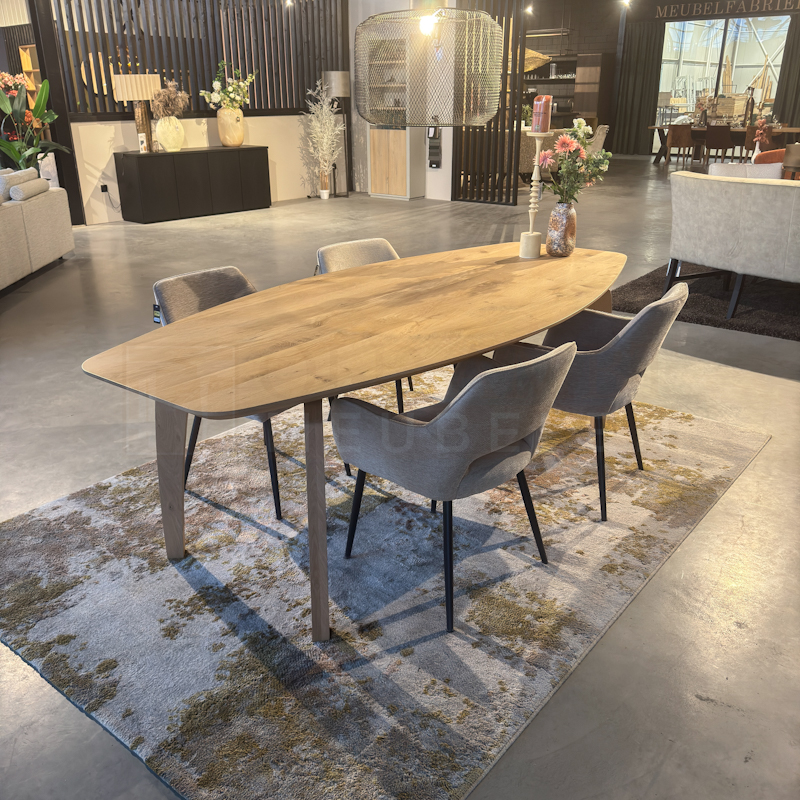 Eiken Deens ovale tafel Duin