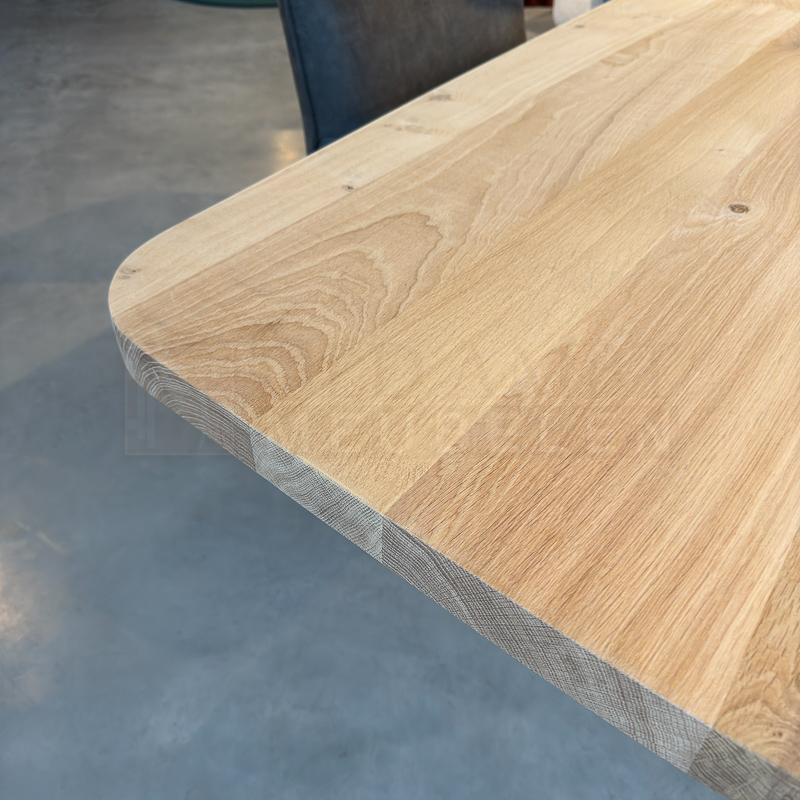 Eiken Deens ovale tafel Jolien - Afbeelding 5