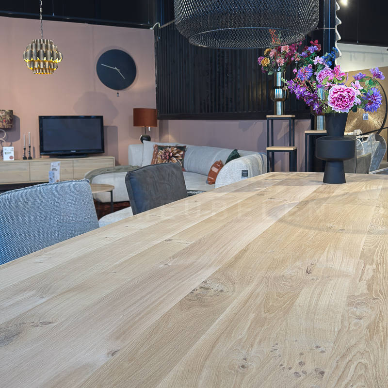Eiken Deens ovale tafel Jolien - Afbeelding 6