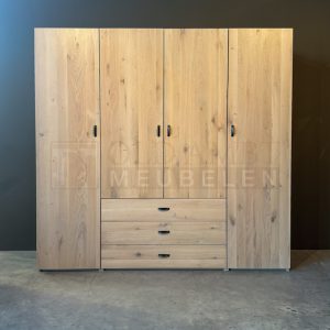 Eiken kledingkast Hendrik