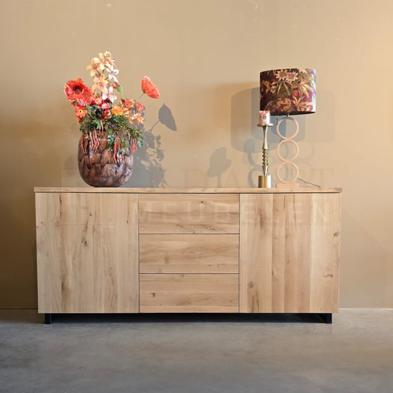 Eiken Dressoirkast Alexia - Afbeelding 9