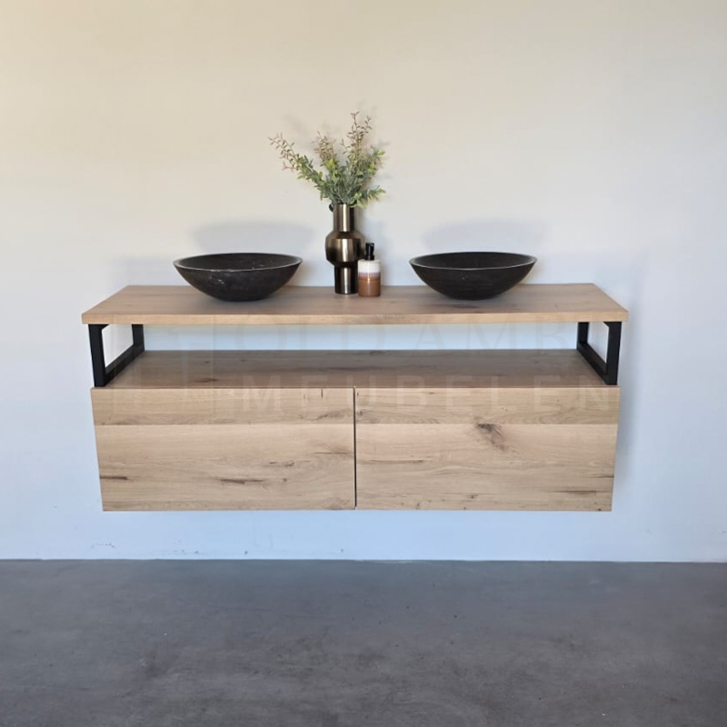 Eiken Badkamermeubel Eefje - Afbeelding 3