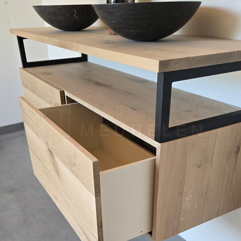 Eiken Badkamermeubel Eefje - Afbeelding 9