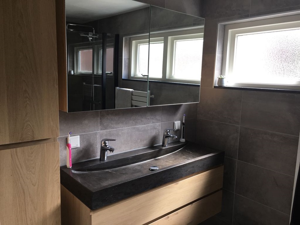 Eiken Badkamermeubel Evi - Afbeelding 2