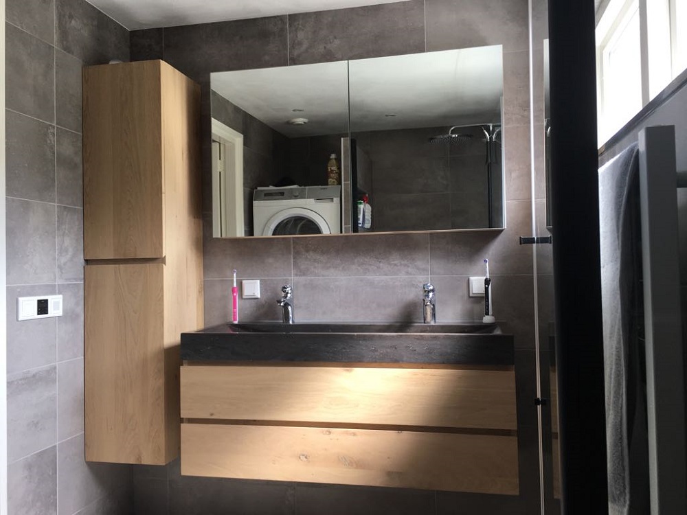 Eiken Badkamermeubel Evi