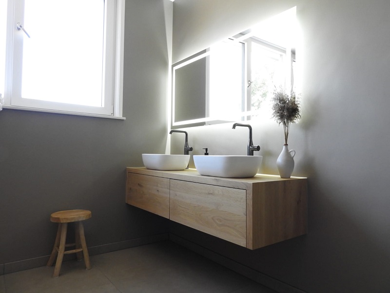 Eiken Badkamermeubel Henk-Jan - Afbeelding 3