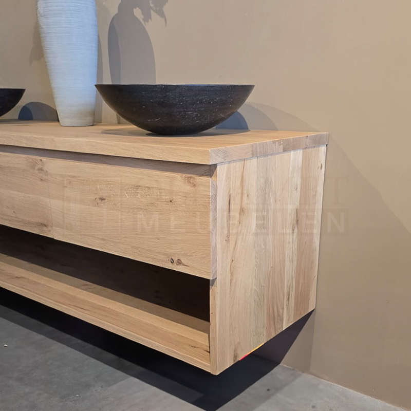 Eiken Badkamermeubel Johnny - Afbeelding 9