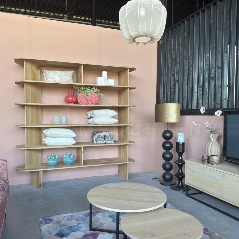 Eiken kast Kaya - Afbeelding 11