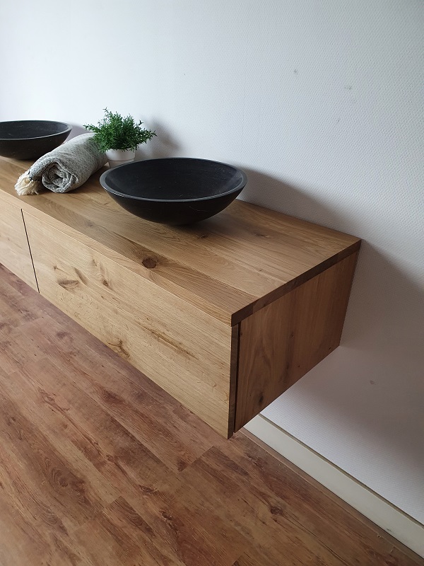 Eiken Badkamermeubel Patrick - Afbeelding 5