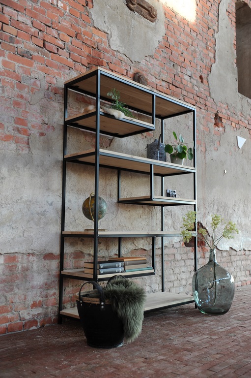 Eikenhouten Boekenkast Roxette - Afbeelding 4