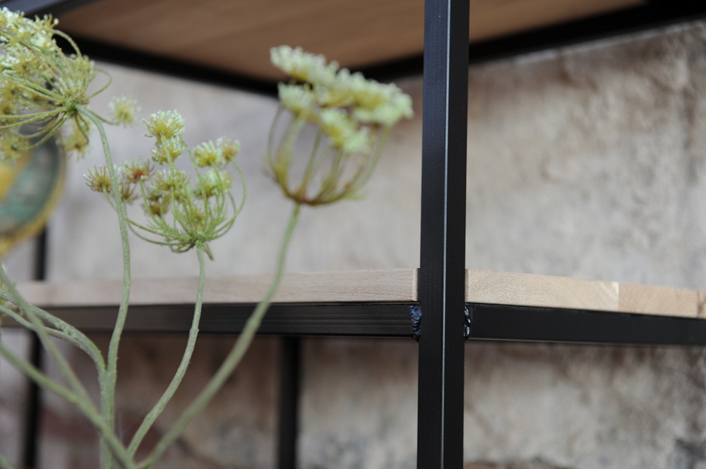 Eikenhouten Boekenkast Roxette - Afbeelding 5