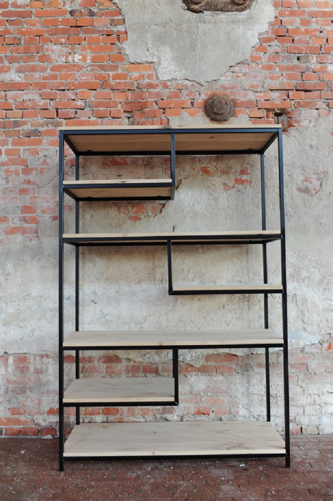 Eikenhouten Boekenkast Roxette - Afbeelding 7