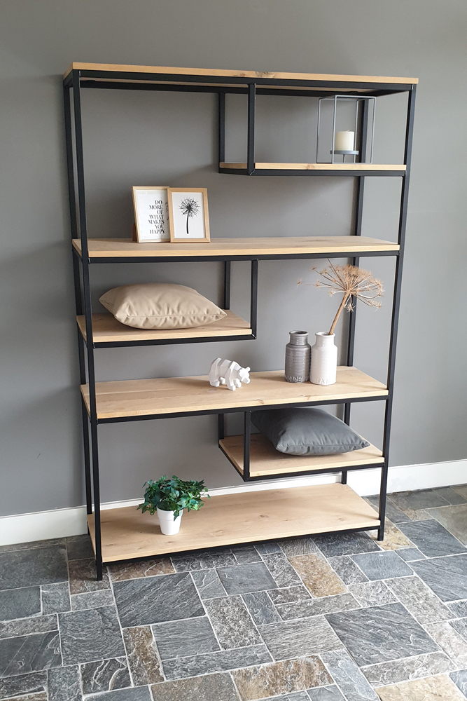 Eikenhouten Boekenkast Roxette - Afbeelding 2