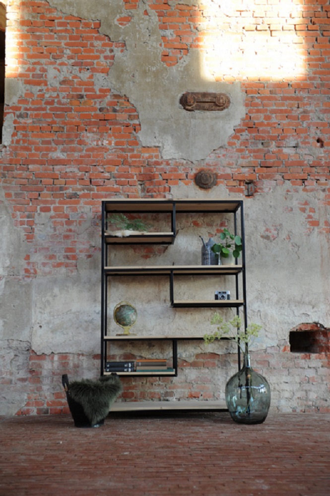 Eikenhouten Boekenkast Roxette - Afbeelding 3