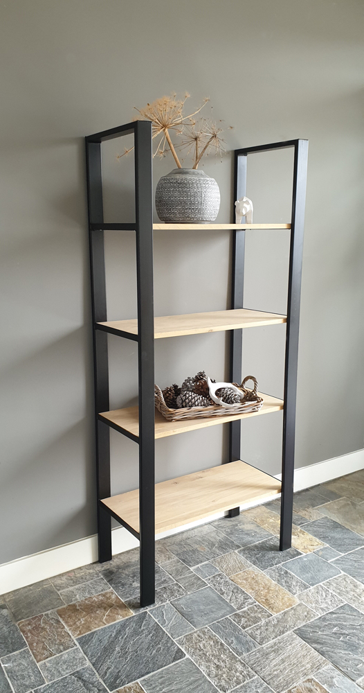 Eikenhouten Boekenkast Roxi - Afbeelding 2