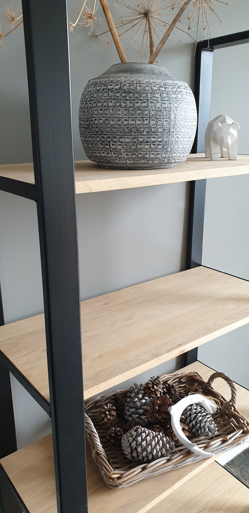 Eikenhouten Boekenkast Roxi - Afbeelding 3