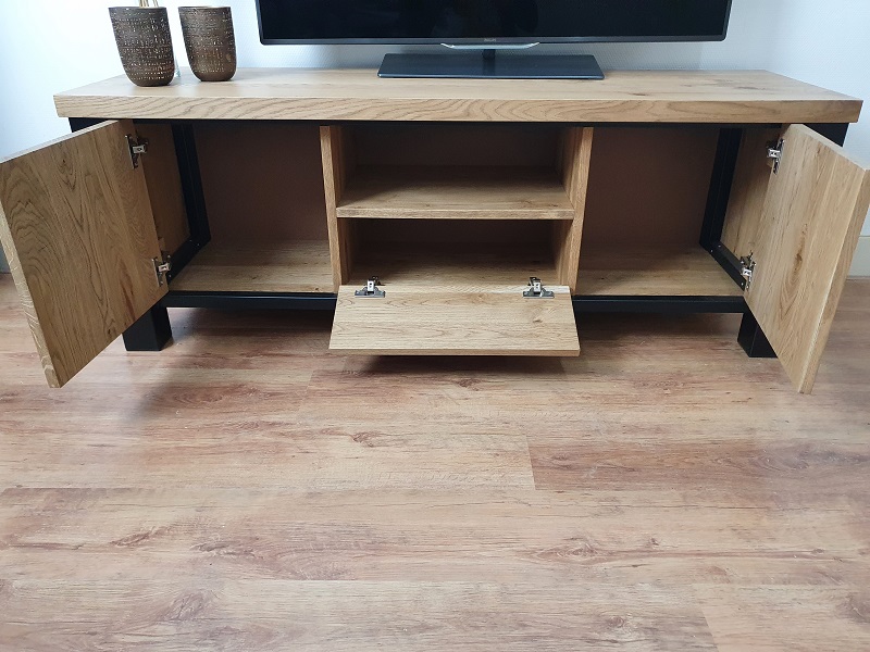 Eiken Tv Meubel Chareen - Afbeelding 5