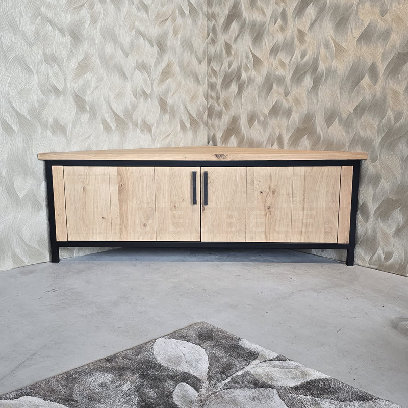 Eiken hoek TV Meubel West - Afbeelding 2