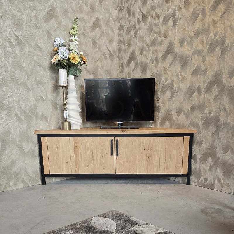 Eiken hoek TV Meubel West - Afbeelding 4