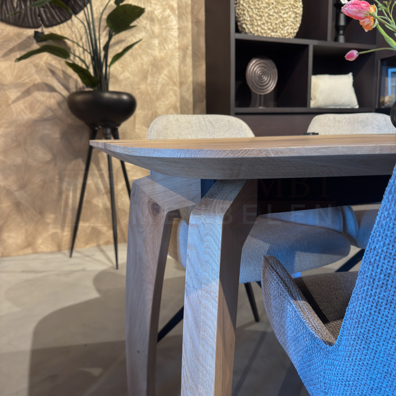 Eiken Deens ovale Tafel Diez - Afbeelding 8