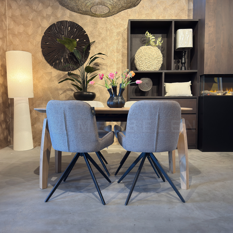 Eiken Deens ovale Tafel Diez - Afbeelding 9