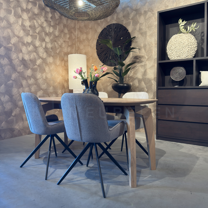 Eiken Deens ovale Tafel Diez