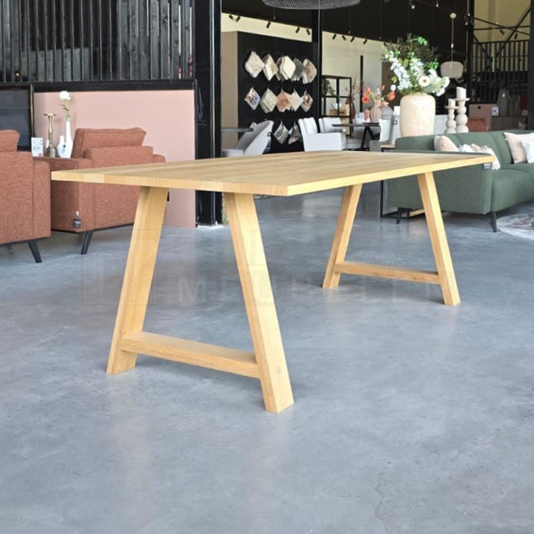 Eiken tafel Andre - Afbeelding 5