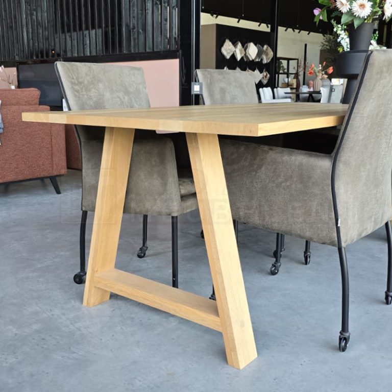 Eiken tafel Andre - Afbeelding 6