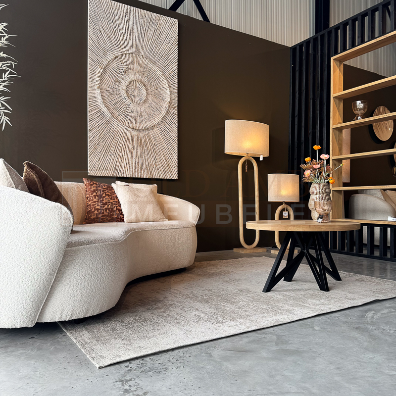 Eiken ovale Salontafel Andrea - Afbeelding 6