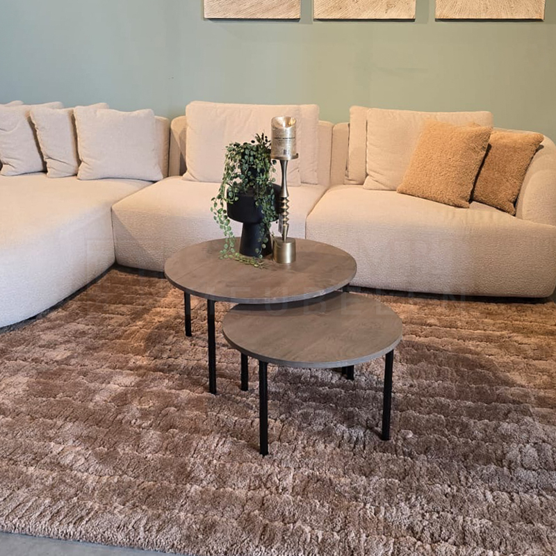 Eiken Salontafel set Anton - Afbeelding 4