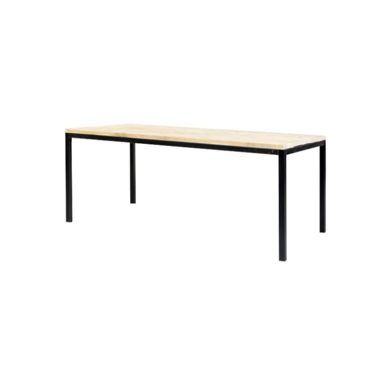 Eiken tafel Carlos - Afbeelding 3