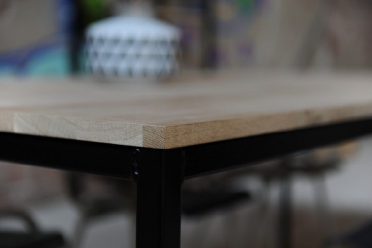 Eiken tafel Carlos - Afbeelding 4