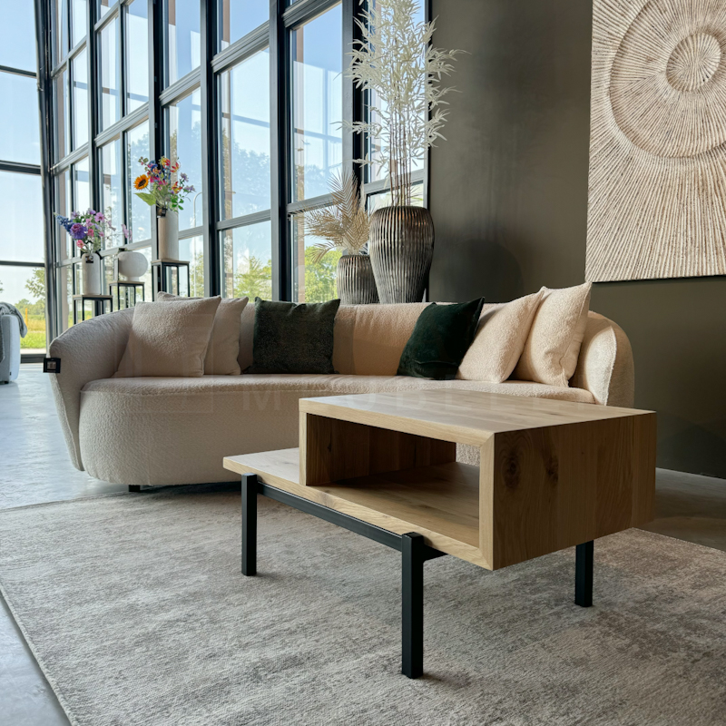 Eiken Salontafel Chase - Afbeelding 7