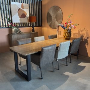 Eiken Deens ovale tafel Dien