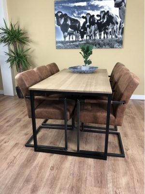 Eiken tafel Fernando U-poot