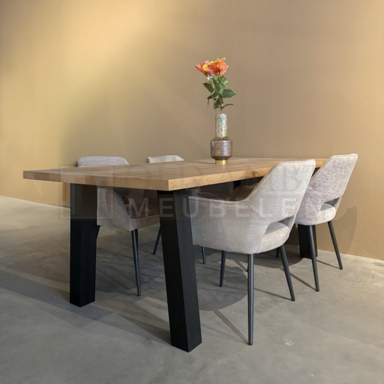 Eiken tafel Fien - Afbeelding 4