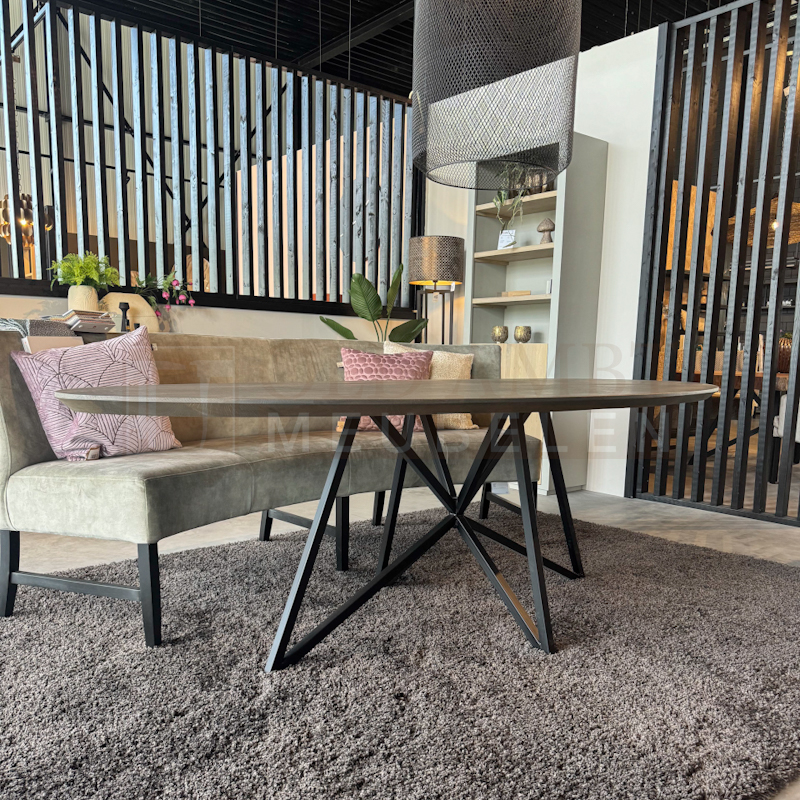 Eiken ovale tafel Frank - Afbeelding 3