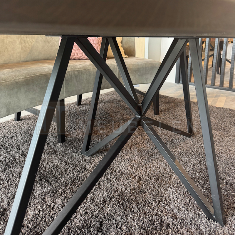 Eiken ovale tafel Frank - Afbeelding 5