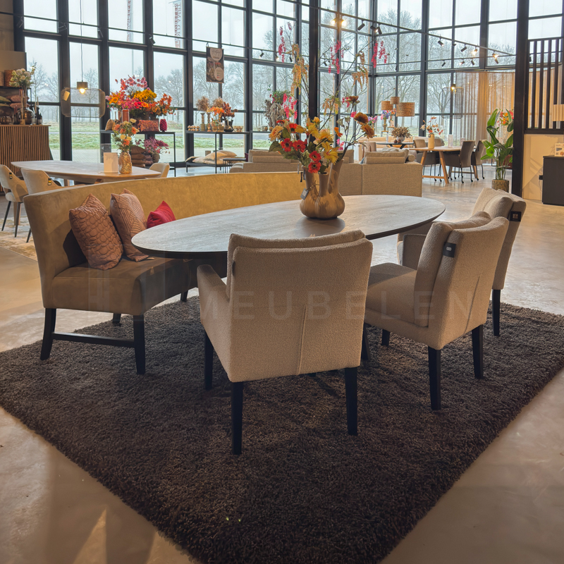 Eiken ovale tafel Frank - Afbeelding 6