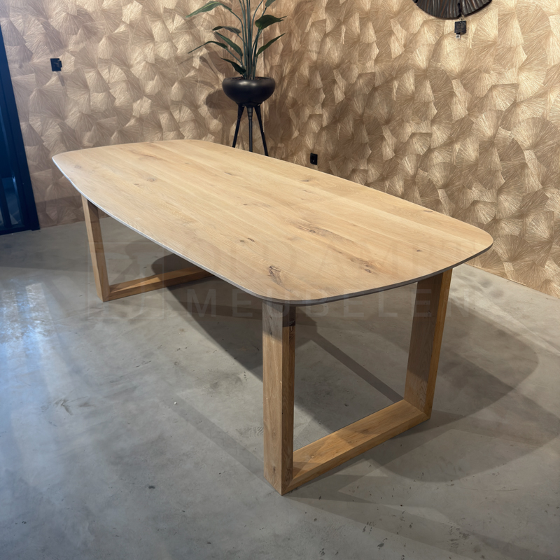 Eiken Deens ovale tafel Freek - Afbeelding 2
