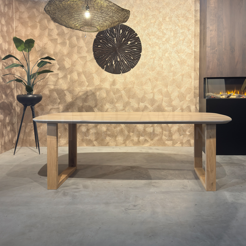 Eiken Deens ovale tafel Freek - Afbeelding 5