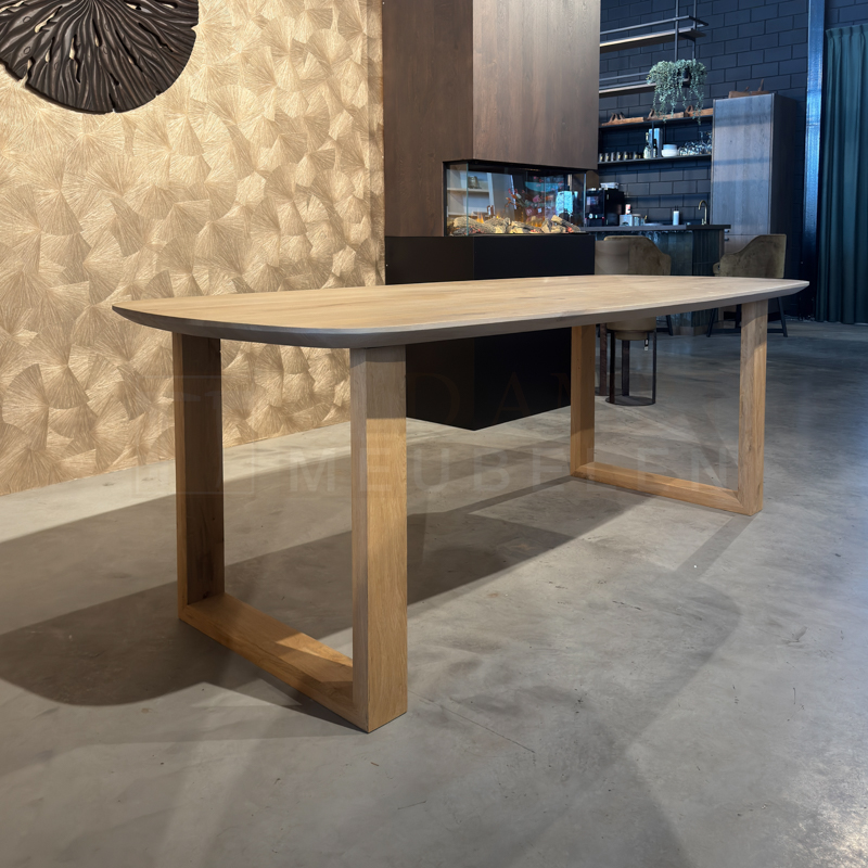 Eiken Deens ovale tafel Freek - Afbeelding 8