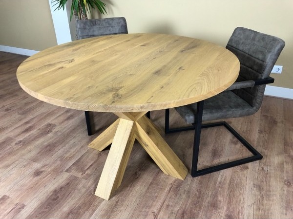 Eiken tafel Frits - Afbeelding 3