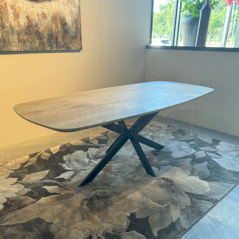 Eiken Deens ovale tafel Hugo - Afbeelding 3