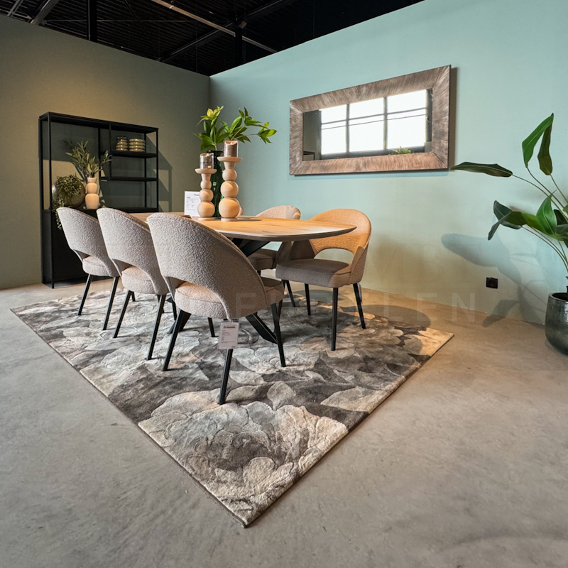 Eiken Deens ovale tafel Hugo